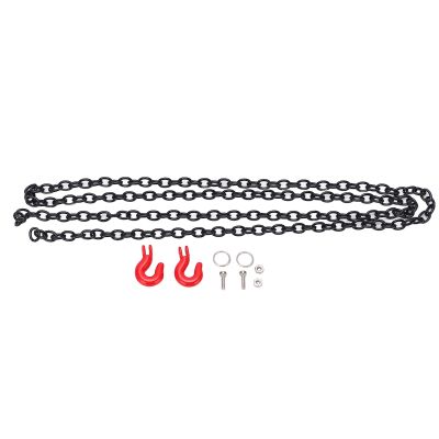 HUIOP Remote Control Car Metal Tow Hook Chain Decoration for SCX10, Climbing Accessories, Tow Hook Chain Decoration