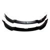 3Pcs Front Bumper Lip Chin Spoiler Splitter Diffuser Tuning Part Compatible With Tesla Model 3 2017 2018 2019 2020 2021 2022 2023 Bodykits(Carbon Look) view 4