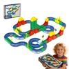 2026 New Electric Magnetic Train Track Sets, Gravity Defying 3D, DIY Track Building Kits with Train and Traffic Signs, for 4-8 Year Old Boy Toys Boys Girls Birthday Party Gifts (156PCS) view 1