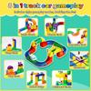 2026 New Electric Magnetic Train Track Sets, Gravity Defying 3D, DIY Track Building Kits with Train and Traffic Signs, for 4-8 Year Old Boy Toys Boys Girls Birthday Party Gifts (156PCS) view 3