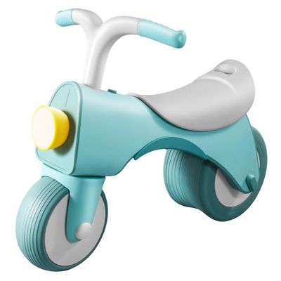 Wiggle Scooter Toddler Balance Bike with Headlight for 3 Years Old Children 4 Wheels Kids Balance Bike Ride On Toys(Blue)