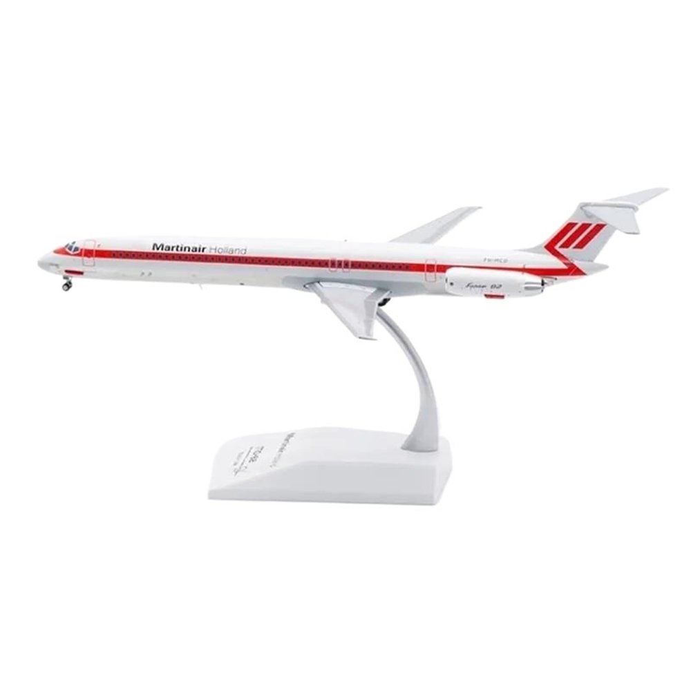 Flying Airplane Model 1:200 Scale Mcdonnell Douglas MD-82 PH-MCD Diecast Metal Alloy Martinair Replica Plane Model Toy for Collection Aviation Airbus