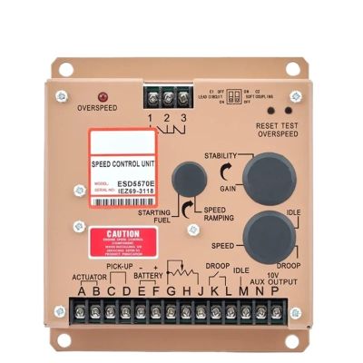 1pcs Generator Unit Speed Control Board ESD5570E Speed Controller Electronic Speed Regulation Engine Parts
