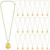 24 Pcs Dollar Sign Pendant Gold Chain Necklace, 33 in, Fake Gold Chains for Party Favors, Celebrations, Costume view 3