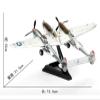 Flying Airplane Model Diecast 1/72 USAF Millitary Jet P38 P-38 P-38J Lighting Metal Alloy Model Aircraft Airplane Toy for Collection Aviation Airbus view 3