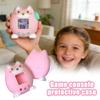 Cartoon Standing Dog Silicone Cover Case for Tamagotchi Paradise, Soft Silicone Protective Case for Tamagotchi Paradise Accessories Interactive Virtual Pet, Anti-Scratch,Waterproof,Dropproof (Pink) view 3