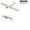 AEORCACC FG08 1.5M(59inch) Wingspan Falcon RC Glider Balsawood RC Airplane Model Kit,DIY Outdoor Assembly RC Plane Kit 4CH Remote Control Aircraft view 2