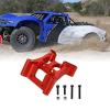 1/10 RC Front Shock Tower Aluminium Alloy Damper Shock Absorber Board for Losi Baja Rey RC Cars (Red) view 4