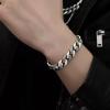 AZHOUQIBD Seiko Tang Grass Pattern Punk/Personalized Men's Retro Hip Hop Bracelet view 3