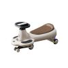 Bicycles Wiggle Car for Kids with Pedal Indoor/Outdoor Ride On Toy Music Speaker Rear Flash Wheels for Ages 3 and Up Bike(Grey) view 1