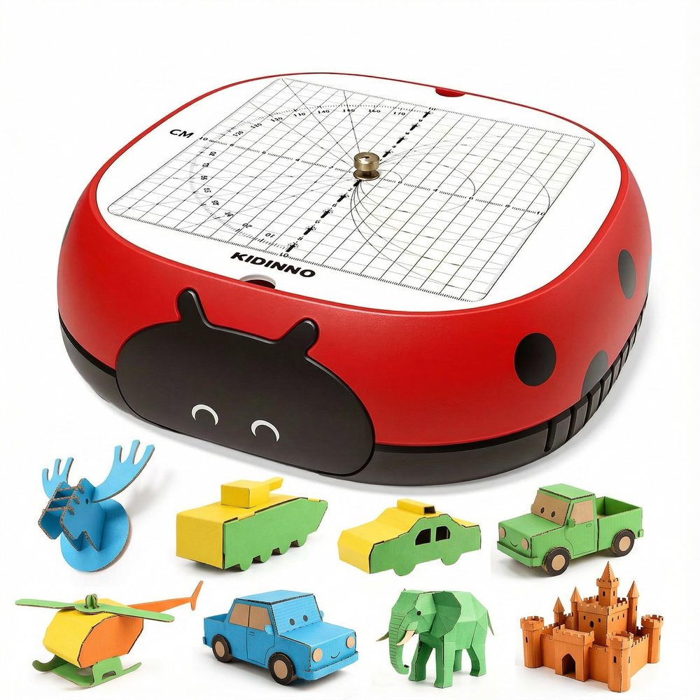 Kid-Safe Electric Cardboard Cutter - STEM Building Tool for Ages 5+, Inspire Eco-Friendly DIY & Creative Engineering