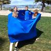 Grtheenumb Spinning Top, Training Wheels Tube Stretch Fabric Elastic Cloth Ring for Leisure Sports Blue 600x88cm view 3