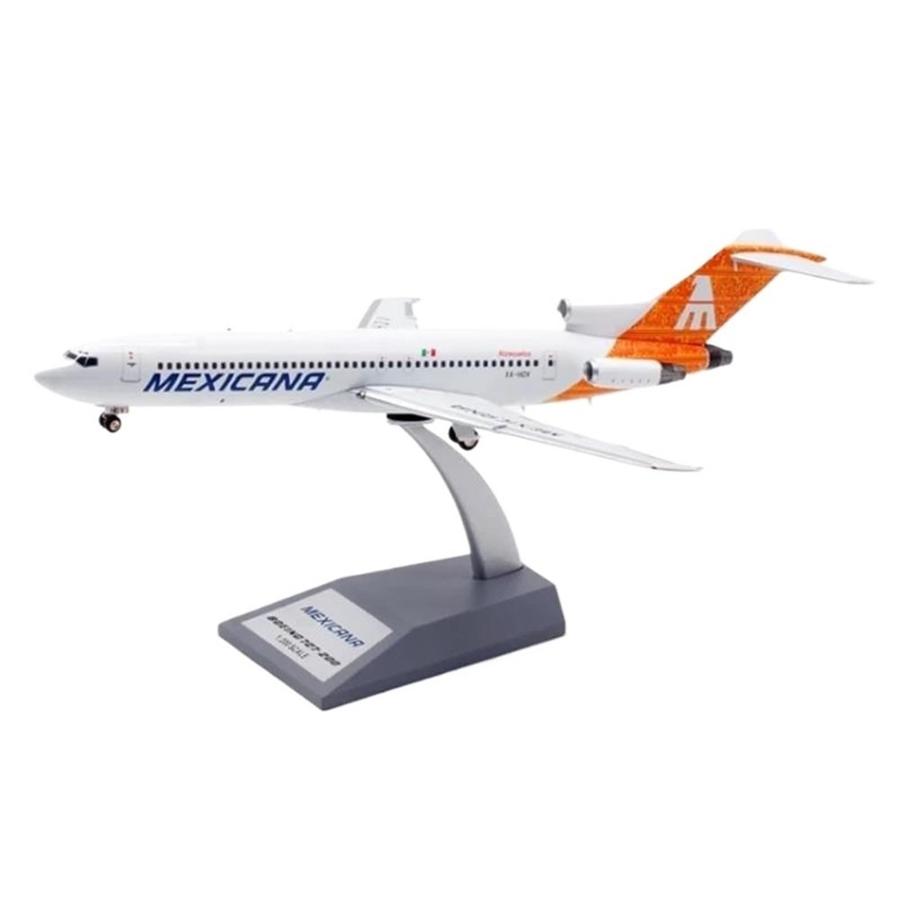 Flying Airplane Model Diecast Metal 1/200 B727-200 XA-HOV AEROMEXICO Airline Plane Model Alloy Aircraft Collectible Airplanes Aviation Airbus