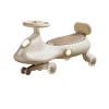 Bicycles Wiggle Car Ride on Toy with Pedal and Flashing Wheels Rocking Sliding Toy Set for Indoor Outdoor Play Bike(Brown) view 1