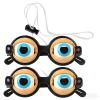 2pcs Crazy Winking Prank Glasses, Funny Costume Eyes Glass Prank with Winking Eye Mechanism, Hilarious Gag Joke, for Dress up Party Birthday Photography Role Play Themed Events Holiday Cosplay view 1