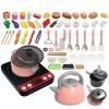 Kitchen Playset Accessories  71-Piece Pretend Cooking Play Set with Sound | Kids Role-Playing Toy for Imaginative Cooking, Baking, Stirring, Pretend Meals, Educational Fun for Children view 1