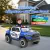 24V Ride on Toys for Kids, Electric Car for Kids w/Remote Control, Ride on Truck w/Bluetooth, LED Lights, Truck Bed Storage, Gear Shifter & Soft Start (Blue) view 3