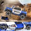 24V Ride on Toys for Kids, Electric Car for Kids w/Remote Control, Ride on Truck w/Bluetooth, LED Lights, Truck Bed Storage, Gear Shifter & Soft Start (Blue) view 4