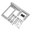 1/10 Aluminum Alloy Hydraulic Rod with Servo Mount Kit, RC Car Hydraulic Rod, High Strength Miniature Hydraulic System for Off Road Adventure, Integrated Servo Bracket for Model Ca view 3