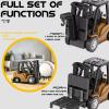 foouhi RC Forklift Toy 1/64 Scale Mini RC Forklift, App Controlled & Remote Control Forklift Toy, Desk RC Construction Vehicle, Rechargeable STEM Toy for Kids & Adults (Forklift) view 3