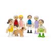 Bigjigs Toys Generational Family Dolls Set of 7 Wooden Dolls House, Small Toy Families, Children, Parents, Grandparents & Dog Figures for Dollhouse, Role Play Sets for Children from 18 view 2