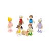 Bigjigs Toys Generational Family Dolls Set of 7 Wooden Dolls House, Small Toy Families, Children, Parents, Grandparents & Dog Figures for Dollhouse, Role Play Sets for Children from 18 view 3