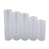 38mm Diameter Coin Holders 100Pcs Clear Round Plastic Coin Holder Capsules for Safe Coin Collection Storage and Protection view 1