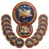 2026 USA 250th Anniversary Commemorative Coin (1776-2026) | Bald Eagle & Liberty Bell Patriotic Collectible | 250th anniversary | US History Themed Patriotic Token | Semiquincentennial Keepsake (4pcs) view 1