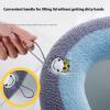 10PCS Soft Breathable Toilet Seat Pad with Ergonomic Handle for Family Toilet Seat Pad view 3