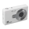 12MP 1080P Digital Camera, Kids Digital Camera with 2.4in TFT Screen, 16X Zoom Auto Focus Camera for Student Vlog, Portable Digital Camera with Built - in Fill Light and Typ (White) view 3