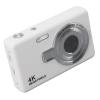 12MP 1080P Digital Camera, Kids Digital Camera with 2.4in TFT Screen, 16X Zoom Auto Focus Camera for Student Vlog, Portable Digital Camera with Built - in Fill Light and Typ (White) view 4
