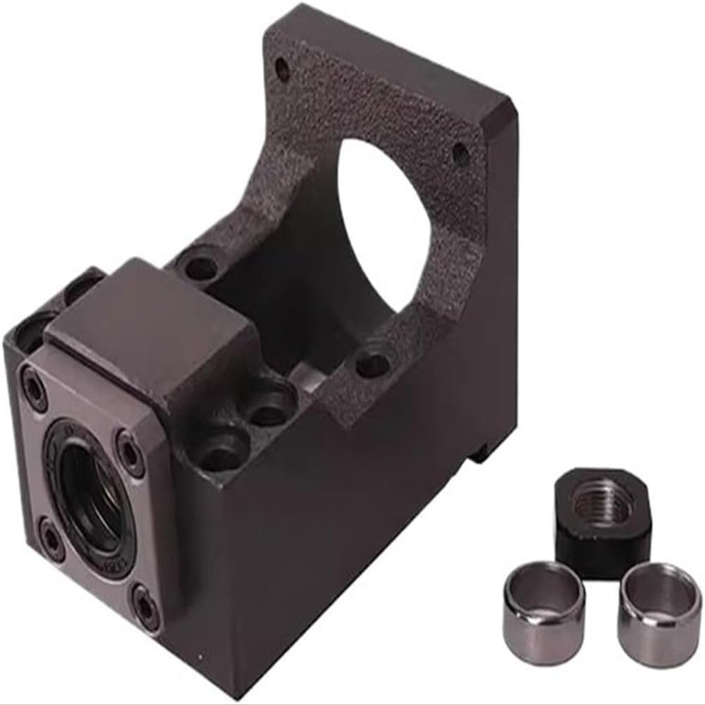 1PC Cast Iron Step Servo Motor Brackets HM20-80 HM20-86 Motor Mount for SFU2504/2505/2510 Ballscrew CNC Parts