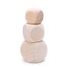 5Pcs Unfinished Dice Wooden Rounded D6 Cubes for Fun Sticker & Math Teaching Tool Engraving Graffiti Toys view 3