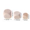 5Pcs Unfinished Dice Wooden Rounded D6 Cubes for Fun Sticker & Math Teaching Tool Engraving Graffiti Toys view 4