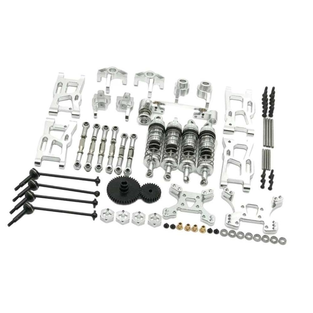 RC Spare Metal Complete Kit Compatible with 144001 124019(Silver)