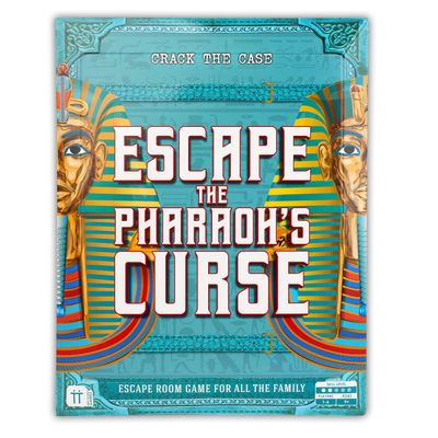 Talking Tables Crack THE CASE Egyptian Escape Room Game Pharaoh`s Curse Escape Room Game Ancient Egypt Themed Family Games for Kids Teens Puzzles Clues Brain Teaser Puzzles Ages 9+ 1-6 Players