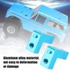 2pcs Servo Plate Aluminum Alloy Servo Mount, RC Servo Plate for RGT 136100 1/10 RC Car, High Strength Lightweight Servo Bracket with Screws, Durable Replacement Part for Horizonte (Blue 680023B) view 2