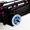 4PCS Universal Aluminum Alloy RC Car Brake Disc, Metal Hex Adapter for 1/10 Remote Control Car, CNC Machined Lightweight Durable Accessory with Anodized Surface, Fit for RC Sports (Dark Blue) view 4