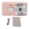 4K Digital Camera for Photography, 64MP Vlogging Camera with 18x Zoom, Autofocus Anti Shake Selfie HD Video Camera, Compact Travel Camera for Teen Boy Girl Kids, Includes Storage B (Pink) view 1