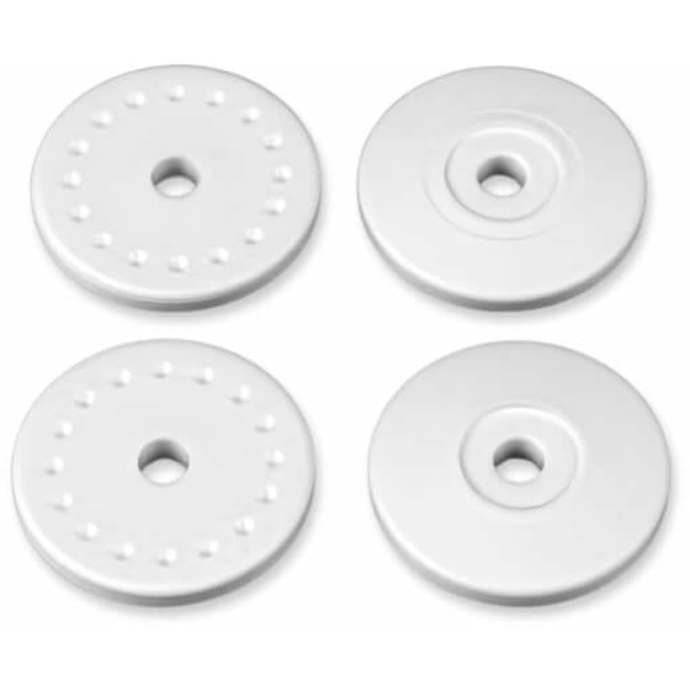 Tekno RC 6130 Shock Piston Blanks Flat/Taper 15.8mm Precision Molded 16 dimple
