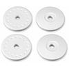 Tekno RC 6130 Shock Piston Blanks Flat/Taper 15.8mm Precision Molded 16 dimple view 1
