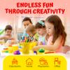 Playbees 24 Pack Color Changing Therapy Putty - Heat Sensitive Sensory Fidget Slime for Kids & Adults - Bulk Mini Thinking Putty Tins (0.5 oz) - Ideal for Classroom Prizes, view 3