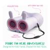Peekimals Kids Binoculars | Bunny Rabbit | Cute Animal Toddler Binoculars | Nature Discovery & Forest Play for Toddlers | Designed for Ages 3+ view 3