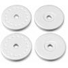 Tekno RC 6131 Shock Piston Blanks (Flat/Flat 15.8mm Precision Molded 16 Dimple view 1