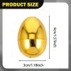 CarpNettore 12x Fillable Easter Eggs Golden Eggs Multipurpose Ornaments for Easter Gifts Home Decor Treasure Box Toys Boys Girls Kids, S view 2