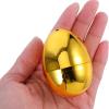 CarpNettore 12x Fillable Easter Eggs Golden Eggs Multipurpose Ornaments for Easter Gifts Home Decor Treasure Box Toys Boys Girls Kids, S view 3