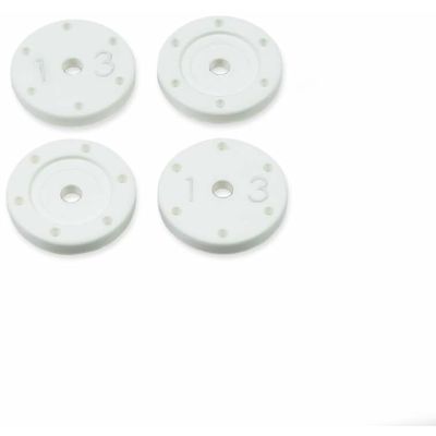 Tekno RC 6137 Shock Piston Set (Flat/Flat All 16mm Shocks 6x1.3 4 Pieces)