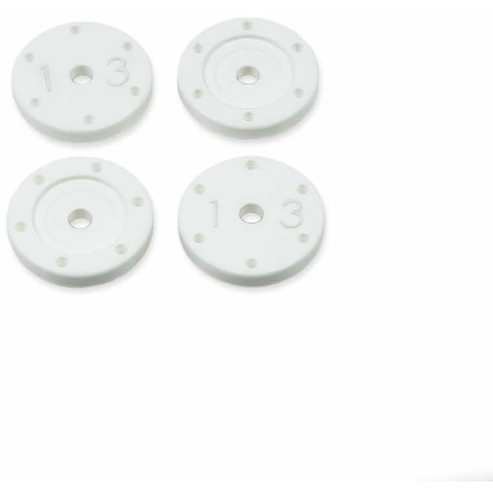 Tekno RC 6137 Shock Piston Set (Flat/Flat All 16mm Shocks 6x1.3 4 Pieces)