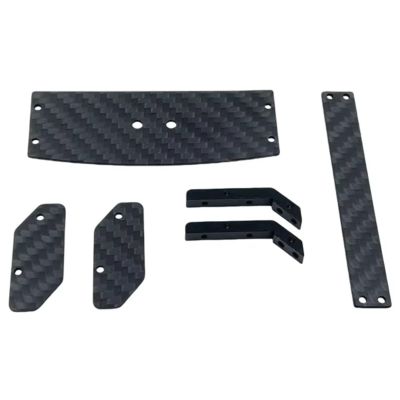Rc Repairs Spare For Wltoys 244016 For Losi Micro-B 1/24 Carbon Fiber Tail Wing Rear Spoile RC Car Upgrade Parts Accessories Repair