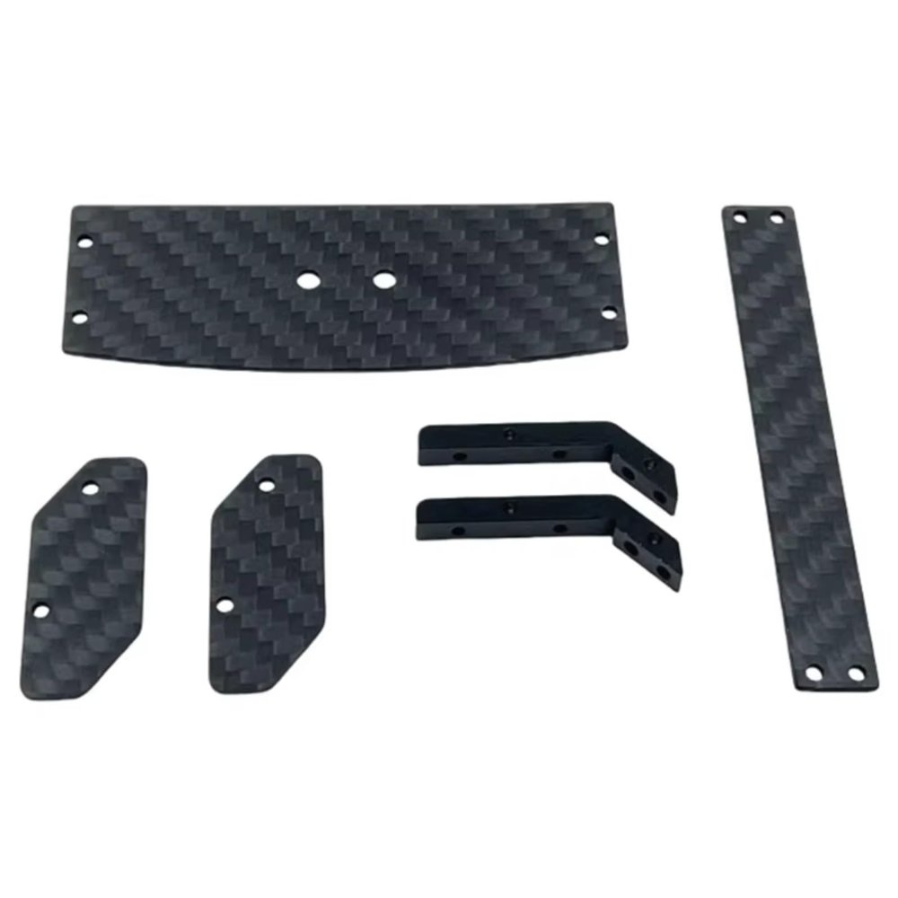 Rc Repairs Spare For Wltoys 244016 For Losi Micro-B 1/24 Carbon Fiber Tail Wing Rear Spoile RC Car Upgrade Parts Accessories Repair